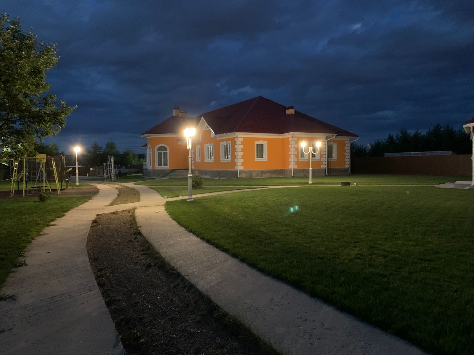 Проект: Освещение усадьбы в городе Коломна